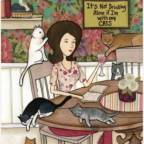 MEOW or‎ NEVER Kitty Cat Lover Adorable Wooden Door Hanger NEW! - Picture 10 of 11